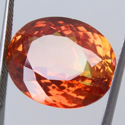 Super! Zertifizierter natürlicher 22,95 ct Montana mehrfarbiger Saphir atembe...