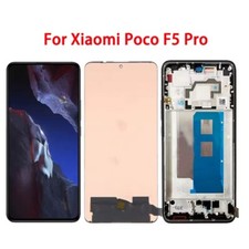 Original For Xiaomi Poco F5 Pro 23013PC75G AMOLED Display Touch Screen Digitizer