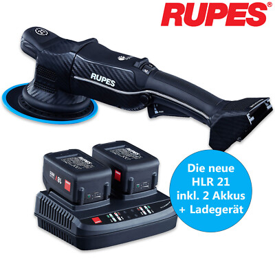 Rupes BigFoot HLR 21 Akku-Poliermaschine 18V 21mm Hub 150mm STD Kit inkl 2 Akkus