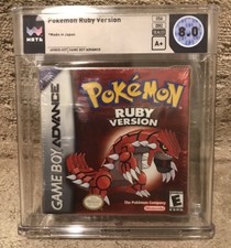 Pokemon Ruby Version WATA Sealed 8.0 A Nintendo GameBoy Advance GBA NOT VGA CGC