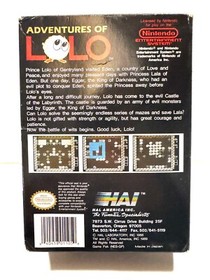 Adventures of Lolo NES Original Game (Nintendo Entertainment System, 1989)