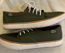 Lacoste Live Barbados Green Canvas Shoes (UK 8)