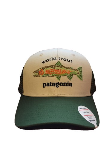 PATAGONIA Powder Town Snowfall Knit Beanie Hat Dark Borealis  display picture 1