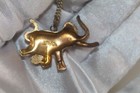 Lot of 2 Vintage elephant cloisonné enamel necklace enamel spain — photo 8