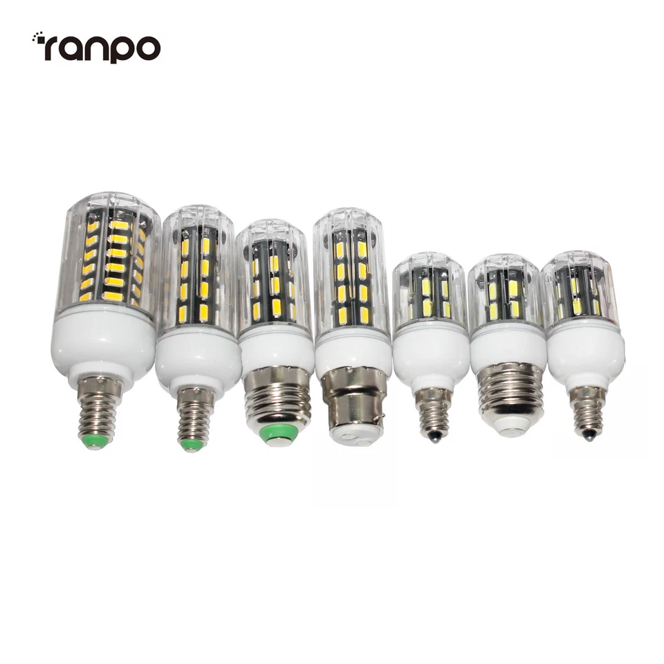 LED Corn Light Bulbs E12 E26 E14 E27 B22 7030 SMD 40W - 90W Incandescent Lamp RK - Image 3 of 4