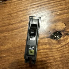 Square D by Schneider Electric QO140CP QO 40 Amp Single-Pole Circuit Breaker