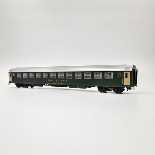 LS MODELS PI9722 UIC-X RIC Bc 5005, 2. Klasse, Grün, 12 Abteile SBB | Zustand: Neu