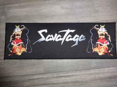 Savatage Back Patch Back Strip Heavy Metal Blind Guardian Tank 1