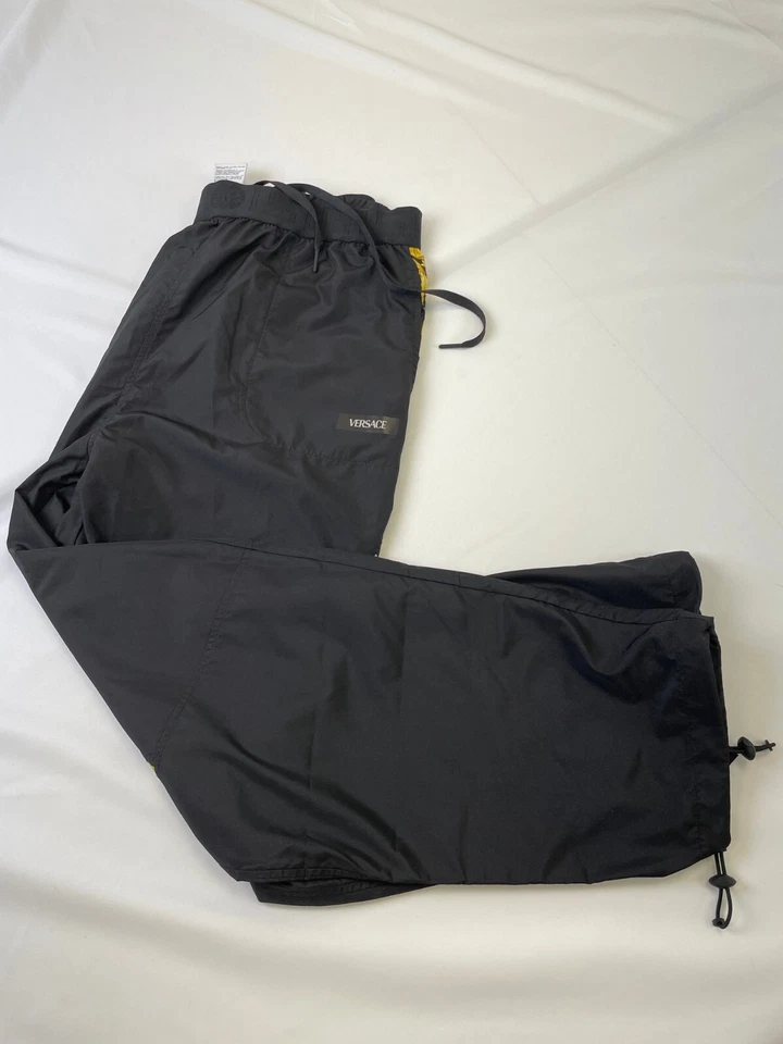 Pantalones de chándal con panel lateral estampado Versace unisex - negros / talla: XXL Foto 2 de 4