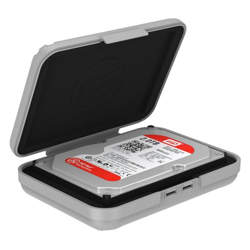 Portable Hard Drive Protector Protective Case Storage Box For 3.5 Inch HDD N - Afbeelding 15 van 16
