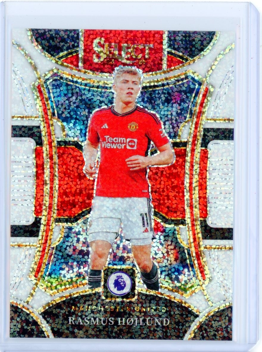 23-24シーズン　ホイルンド 2023-24 Panini Select Premier EPL RASMUS HOJLUND White