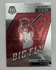 Nelson Cruz 2022 Panini Mosaic Big Fly #BF-9 Insert Washington Nationals