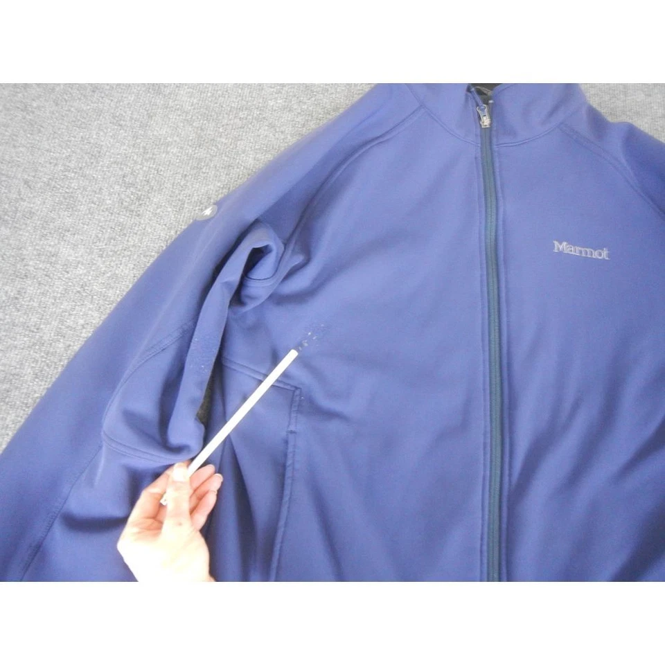 Chaqueta Atlética Marmot Softshell Para Hombre Talla XL Azul Rendimiento Exterior *Usada Foto 4 de 4