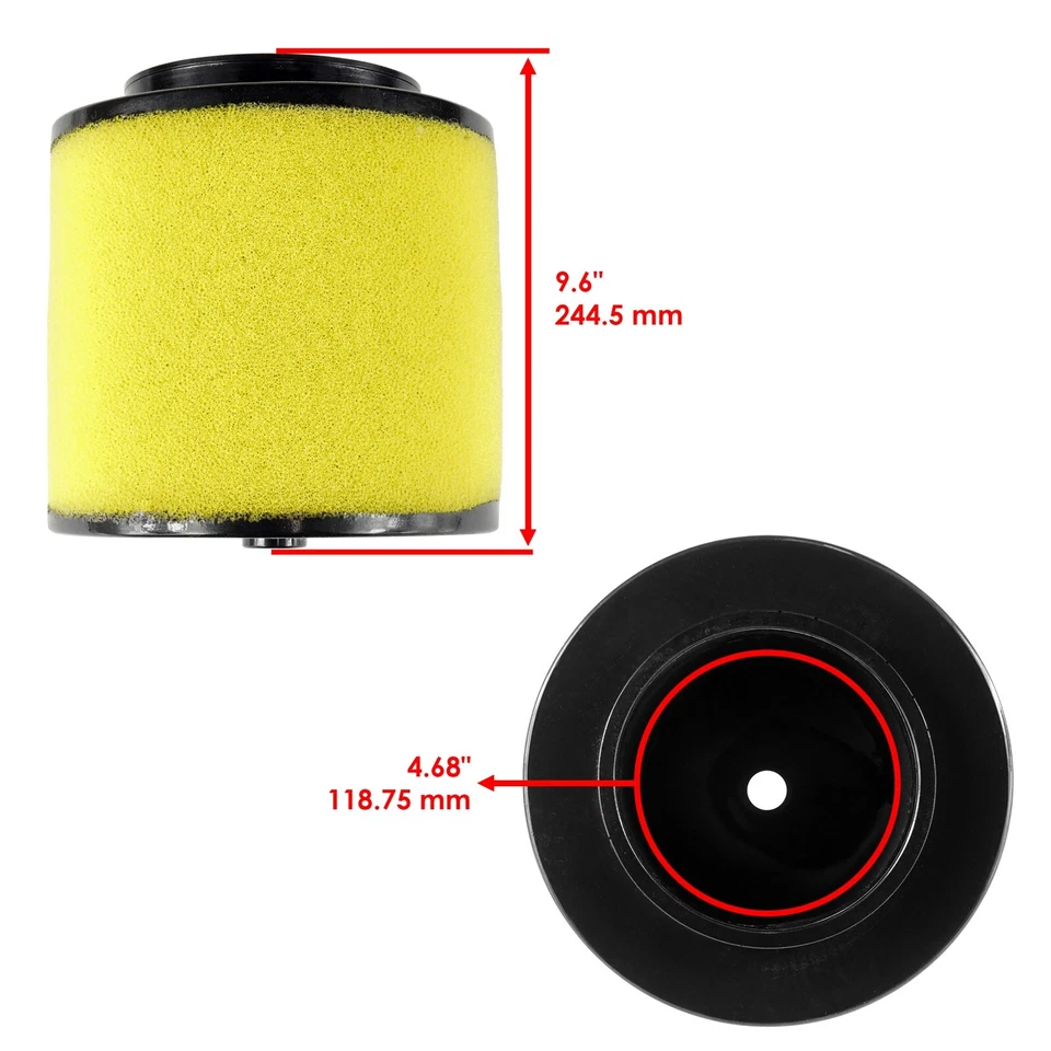 Filtro de aire limpiador para Honda Rancher 400 TRX400FA 4x4 AT 2004 2005 2006 2007/2x Foto 2 de 4