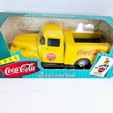 Coca-Cola ERTL Die-Cast Metal Bank 1956 Delivery Truck 1997 F600 Coke