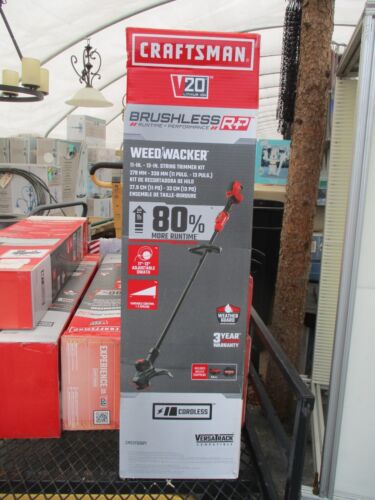 Craftsman V20 20V Brushless RP 13" String Trimmer Kit w/ 5.0Ah Battery & Charger