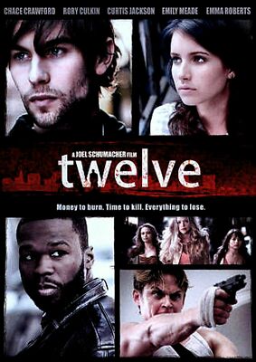 Twelve -  Kiefer Sutherland, Emma Roberts, Curtis 50 Jackson,   New DVD