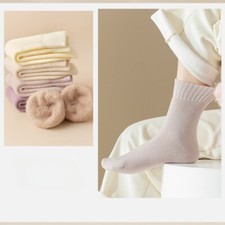 2 Pair Lady Thermal Lining Socks Thick Soft Winter Keep Warm Outdoor Soft Casual