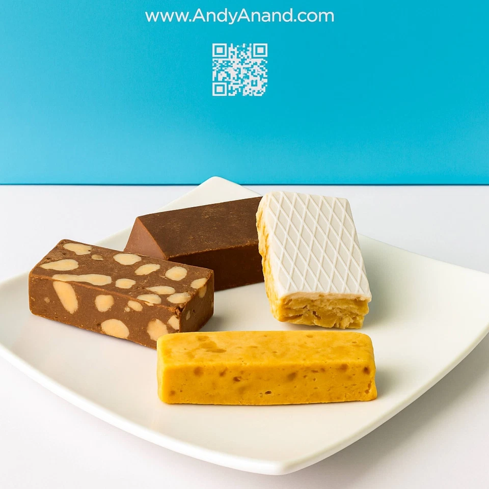 无糖欧洲牛轧糖分类欧洲制造 16 件 - 7 盎司 - 2 包 — 第 4/4 张图片