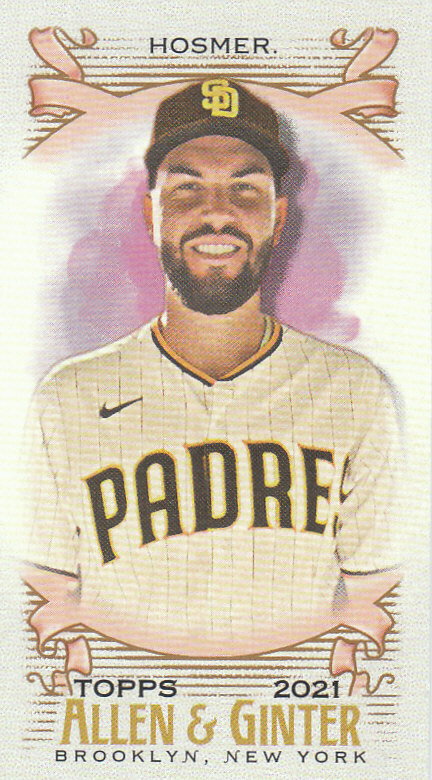 2021 Topps Allen and Ginter Baseball "A and G Back" Mini Parallel Cards