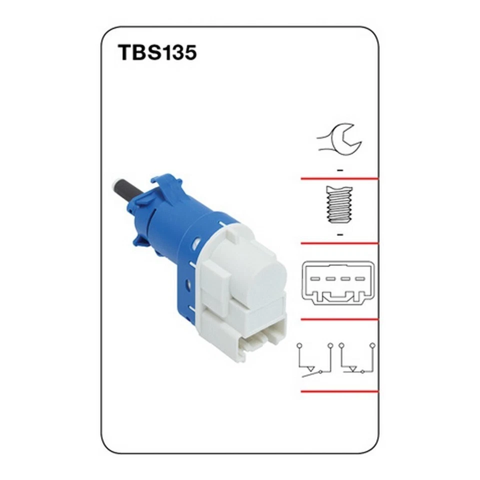 TRIDON Stop Light Switch For Ford Fairlane Fairmont Falcon LTD Territory #TBS135 - Image 3 of 4