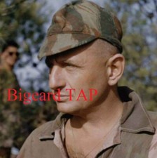 Photo Bigeard BPC RPC Indo Algerie casque Para TAP Légion BEP Colonial veste DBP