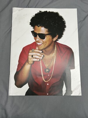 Bruno Mars 24k Magic World Tour Picture Book 2017 Concert Program