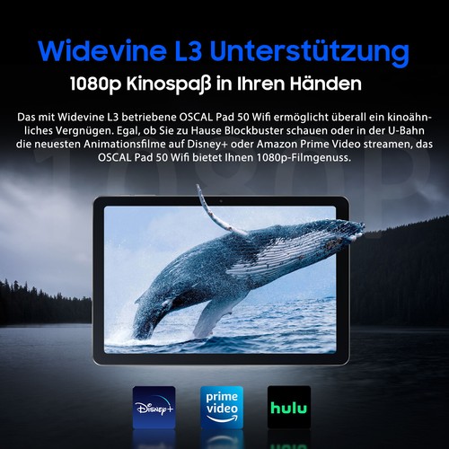 Blackview OSCAL Pad 50 WiFi Tablet 10 Zoll 6GB+64GB 5100mAh WiFi 6 &Keyboard - Bild 5 von 12