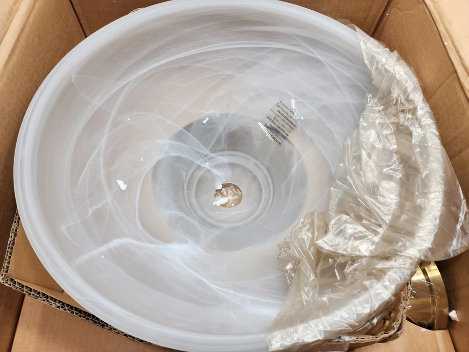 Nuvo Lighting 60-479 Wistaria Lighting Sateen Pendant in Satin Brass Finish - Image 3 of 4