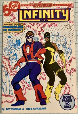 Infinity inc. #21 NM 1st App Second Hourman & Dr. Midnight 1985 McFarlane Cover