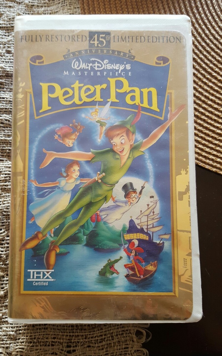 Walt Disney 45th Anniversary Limited Edition Peter Pan (1998) VHS