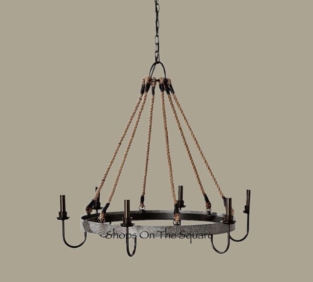 Pottery Barn French Wine Bottle Chandelier For Sale Online Ebay