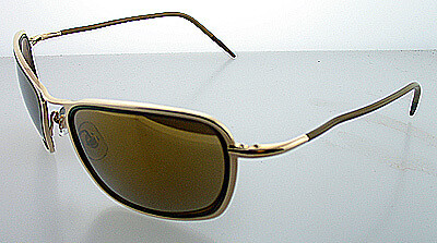 Blinde Wreck Tall Gold Sunglasses Titanium Made in Japan 3014-15