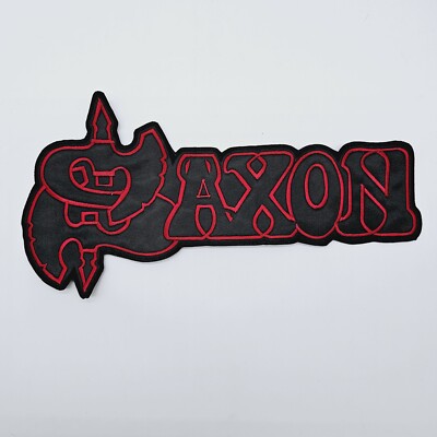 Saxon Red  Logo  EMBROIDERED BACK PATCH