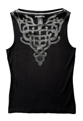 VIVIENNE TAM 90s Trellis Mesh Cutout Top