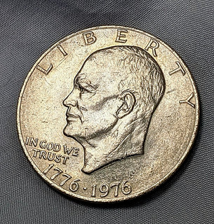 Moneda de dólar de plata 1976 1776 EE. UU. One Liberty Bell Americana Bi Centennial Retro