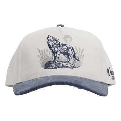 Waggle Adult Cotton Baseball Hat - Alpha Wolf Corduroy Brim