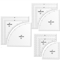 3-Teilige Drunkards Quilting-Vorlagen. GroßE Quilting-Lineale Und Vorlagen4389