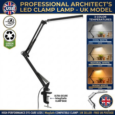 LED Floor Lamp Standing Night Light Multi-angle Crafting Reading Lamp