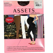 Assets by Sara Blakely Marvelous Mama Lucky Leggings 800M - Brown - Size 4