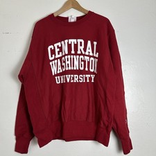 Champion Reverse Weave Washington University Sweatshirt L made in usa