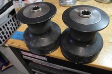 Pair Of Lewmar 40 2 Speed Aluminum Winches Work Great