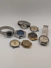 Vintage Watch Lot – 8 Non-Working Watches – Timex, Casio, Seiko – Parts/Repair