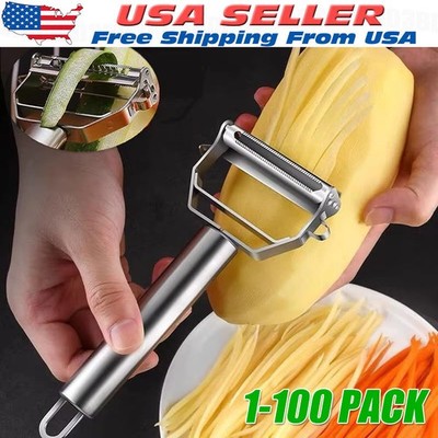Stainless Steel Potato Peeler Vegetable Grater Fruit Slicer Carrot Cutter Tools