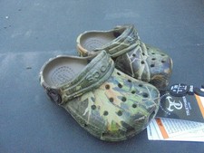 New Crocs Classic True Timber Kanati Clog Child's 4