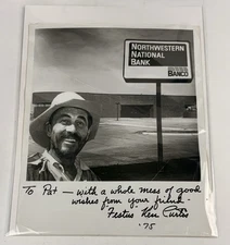 Gunsmoke Actor Ken Curtis Festus Original Signed/Personalized 8"x10" Photo 1975