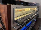 Pioneer SX-1050 Vintage AM/FM Stereo Receiver Silver Face Wood Case