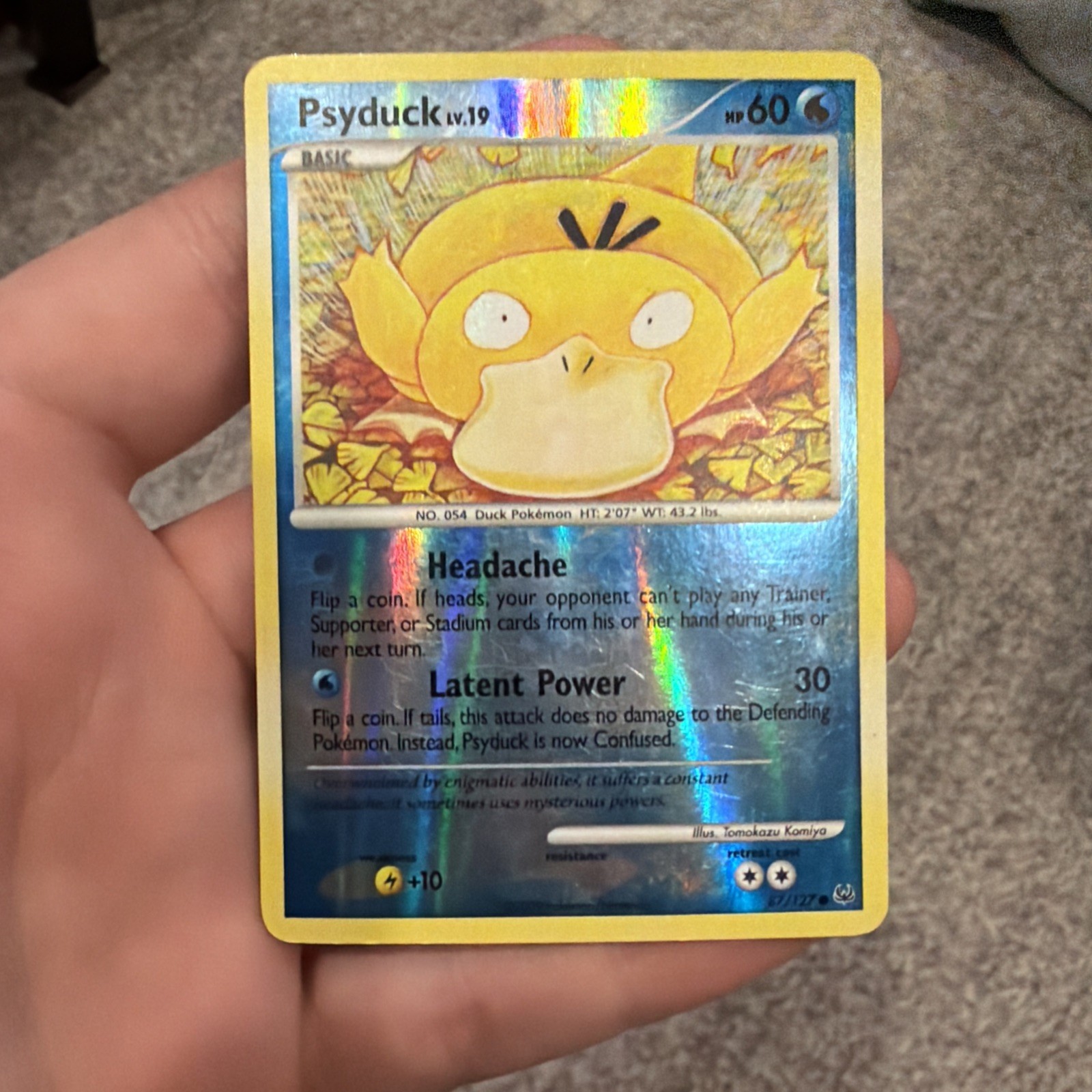 2009 Pokemon PSYDUCK Platinum Reverse Holo 87/127 - LP