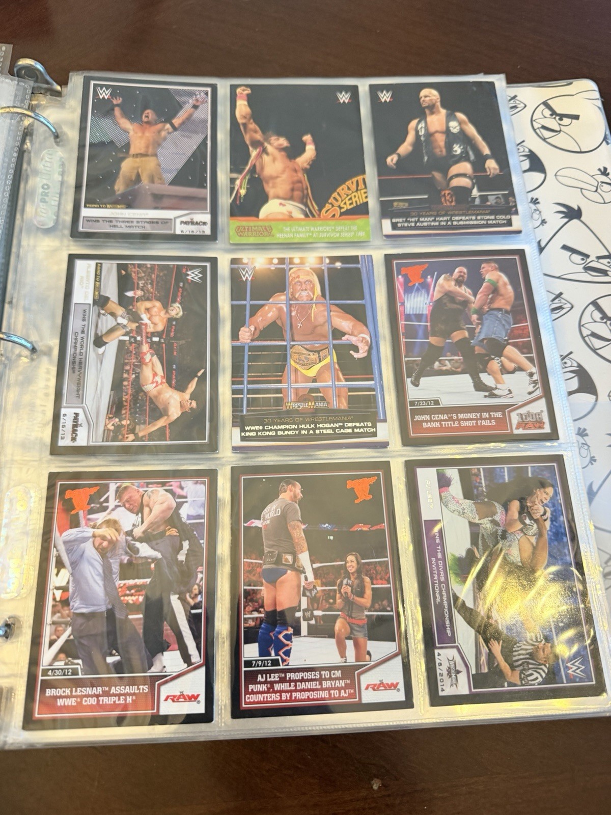 Topps WWE 2011 280 Cards Ted DiBiase Auto + Randy Orton WrestleMania Mat Cards view 4