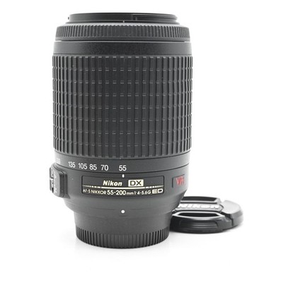 Nikon Nikkor AF-S 55-200mm f4-5.6 G ED DX VR Lens AFS #890
